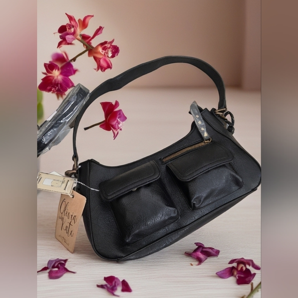New Olivia and Kate vegan cruelty free crossbody bag purse